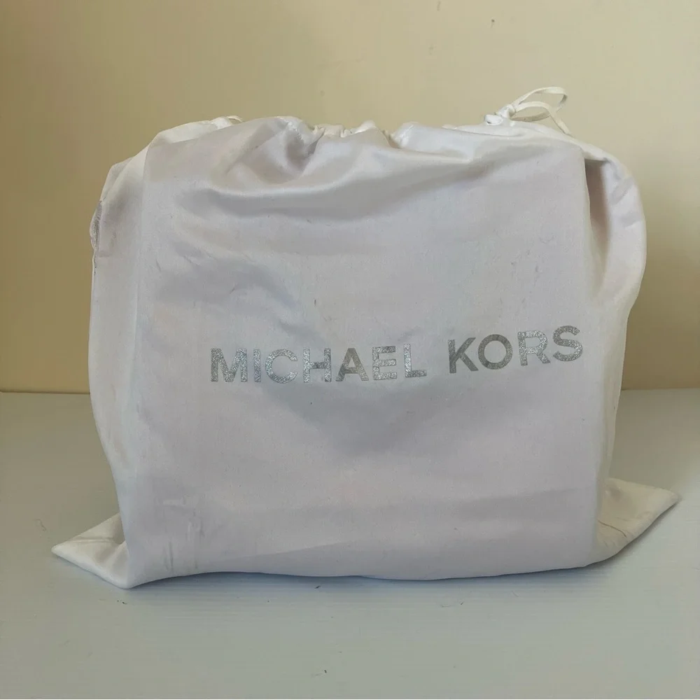 Michael Michael Kors Alessa Medium Pebbled Leather Satchel in Red